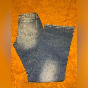 Kancan Maurices Size 29 Distressed Straight Leg Jeans